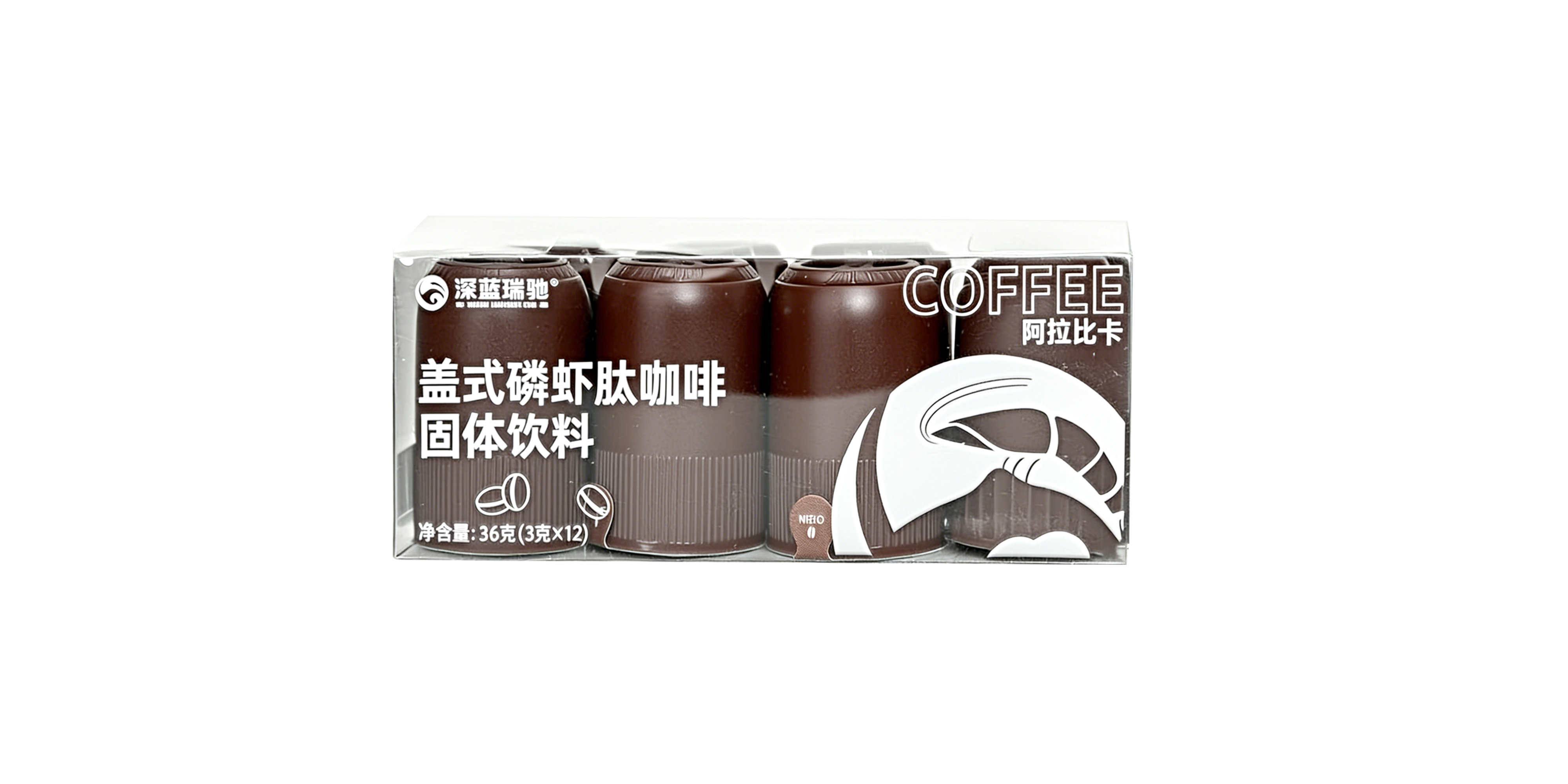 盖式磷虾肽咖啡固体饮料
